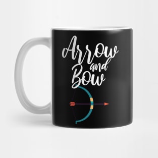 Archery arrow and bow Mug